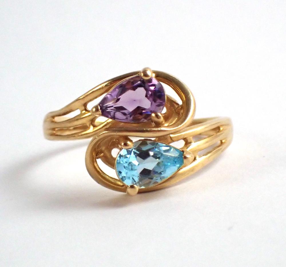 AMETHYST, BLUE TOPAZ AND FOURTEEN