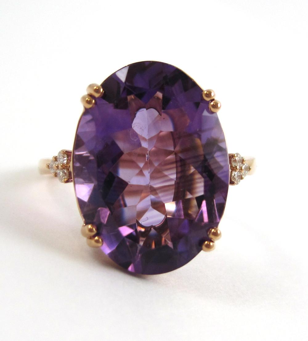 AMETHYST, DIAMOND AND FOURTEEN