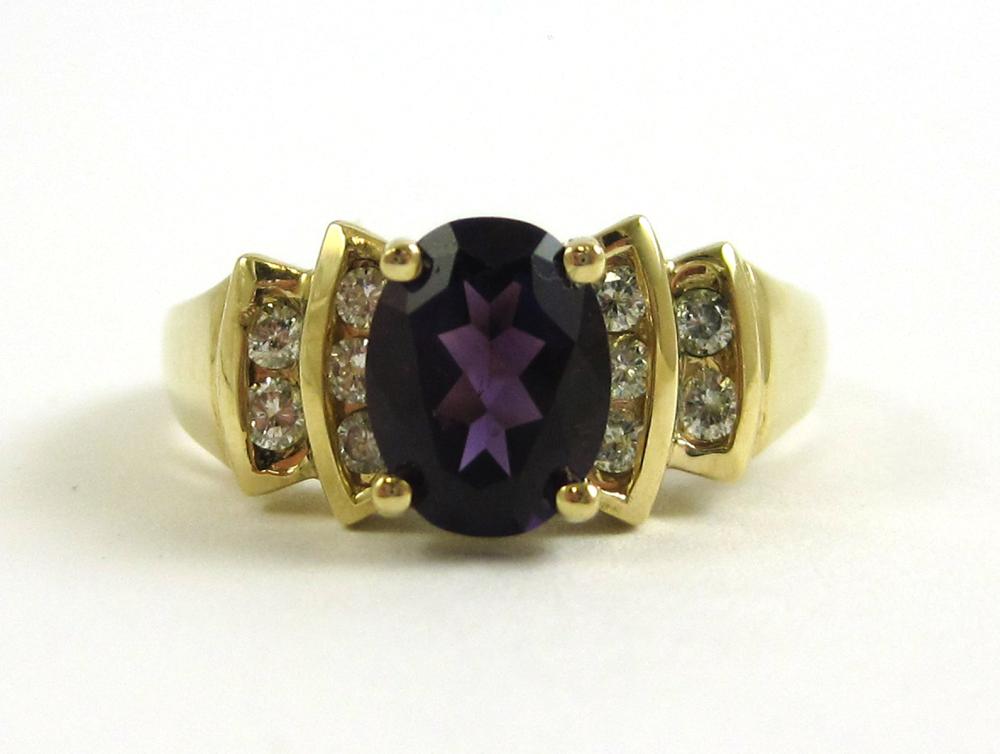 AMETHYST, DIAMOND AND FOURTEEN