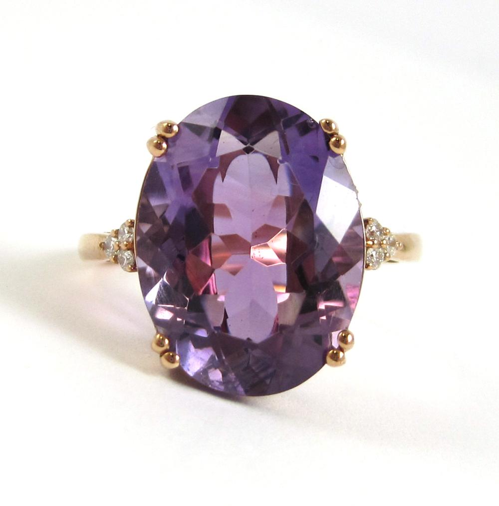 AMETHYST, DIAMOND AND FOURTEEN