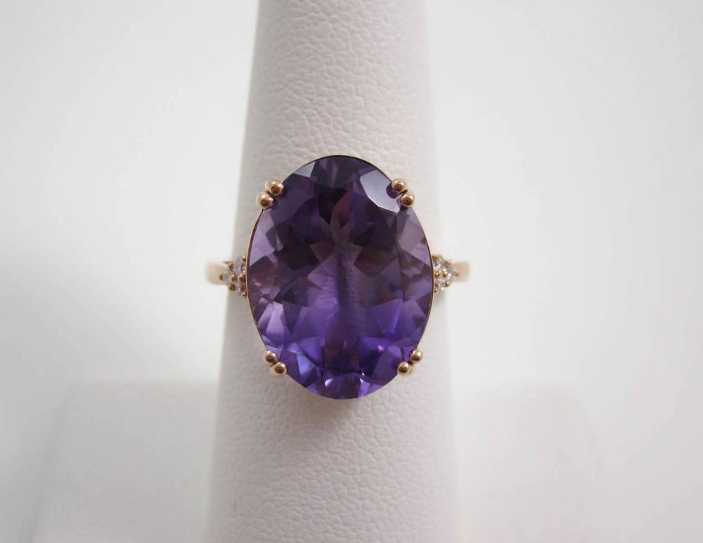 AMETHYST, DIAMOND AND FOURTEEN