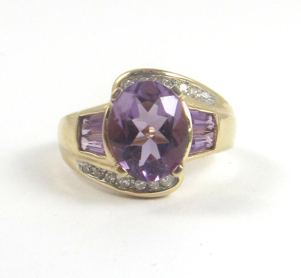 AMETHYST, DIAMOND AND FOURTEEN