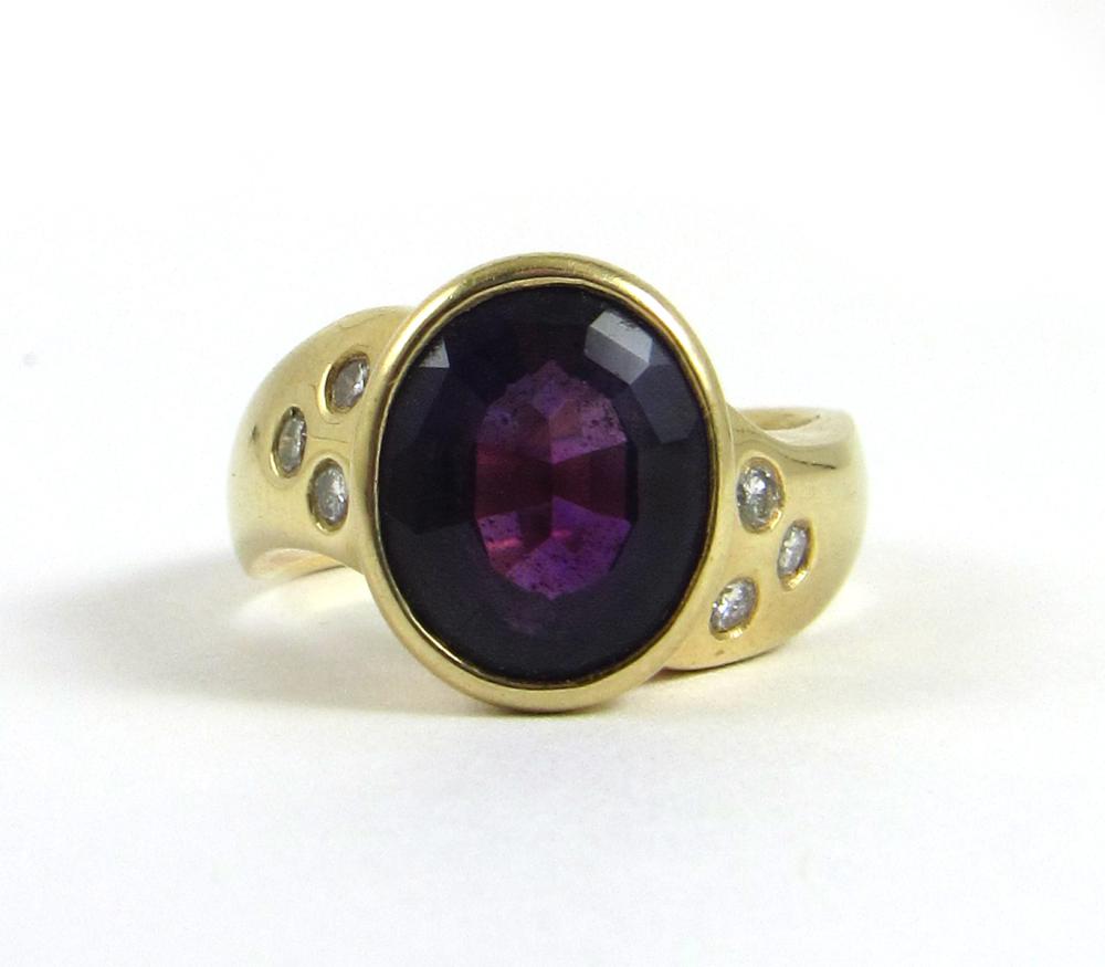AMETHYST, DIAMONDS AND FOURTEEN