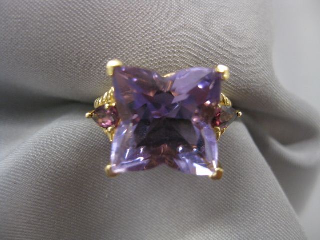 Amethyst & Garnet Ring 5 carat