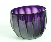 *****AMETHYST GLASS BOWL.  Ame