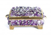 AMETHYST & IRON PYRITE NUGGET