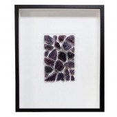 AMETHYST MOSAIC STUDY, FRAMED