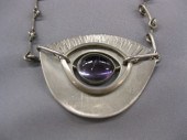 Amethyst & Sterling Necklaceby