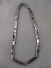 Amethyst & Sterling Necklaceby
