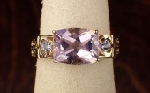 AMETHYST, TANZANITE AND YELLOW