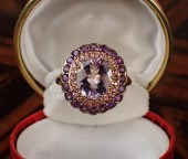 AMETHYST, TOURMALINE AND YELLO