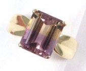 AMETRINE AND FOURTEEN KARAT GO