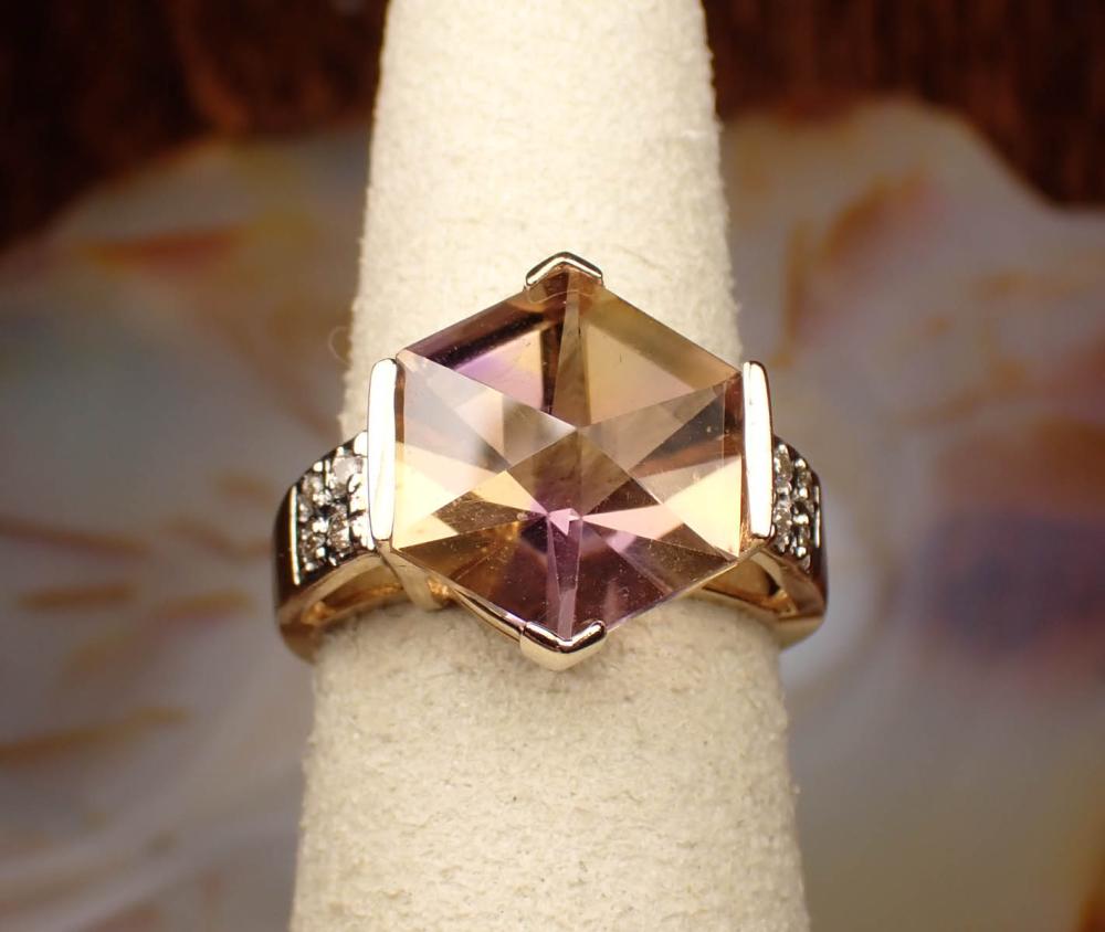 AMETRINE, DIAMOND AND FOURTEEN