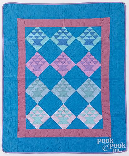 AMISH BASKET COTTON PATCHWORK