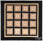 AMISH BLOCK PATTERN QUILT, EAR