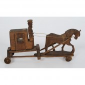 Amish Buggy Folk Art Carving A