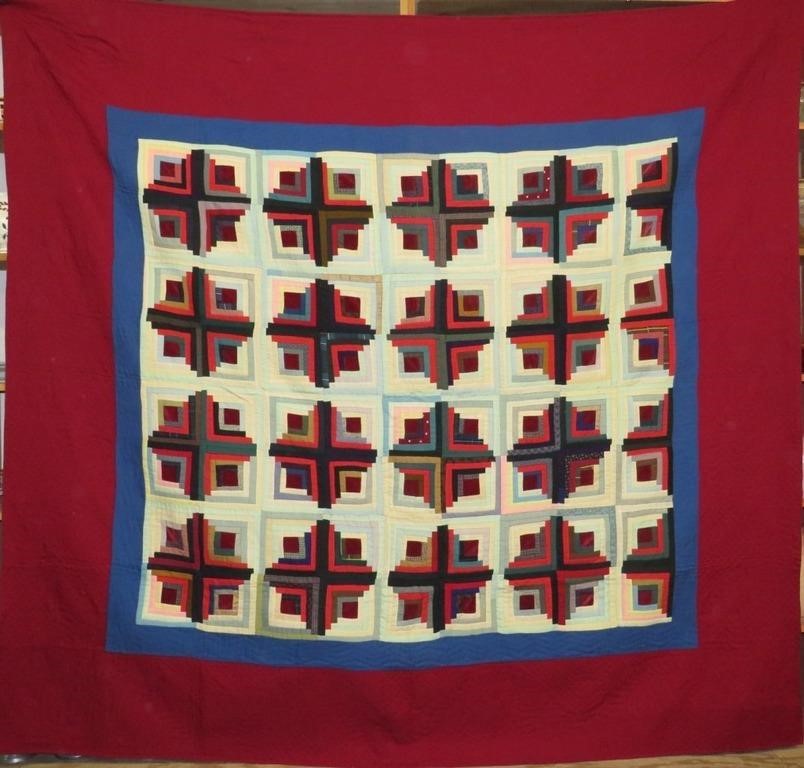 AMISH COMMUNITY PIECEWORK "LOG