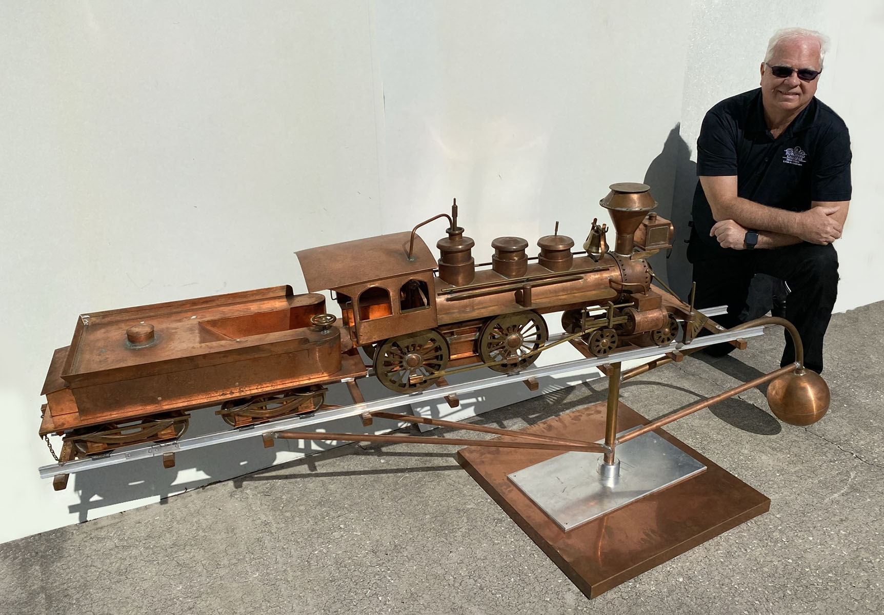 AMISH COPPER LOCOMOTIVE