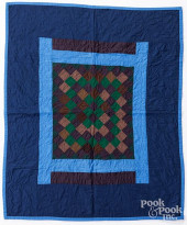 AMISH COTTON PATCHWORK CRIB QU