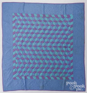AMISH COTTON TUMBLING BLOCKS Q