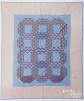 AMISH OCEAN WAVES PATCHWORK QU