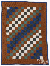 AMISH PATCHWORK BLOCK CRIB QUI