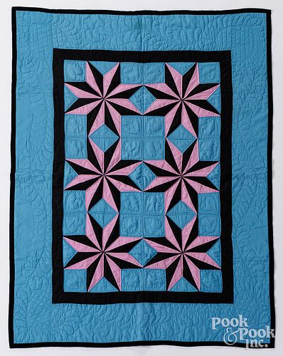AMISH STAR COTTON PATCHWORK CRIB
