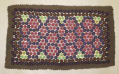 AMISH TYPE WOOL PENNY RUGca. m
