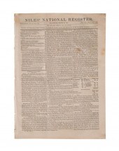 AMISTAD TRIAL, NILES NATIONAL