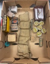 AMMO BELT, PRIMERS AND .22 SHE