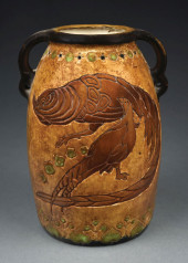 AMPHORA CAMPINA PHEASANT VASE<