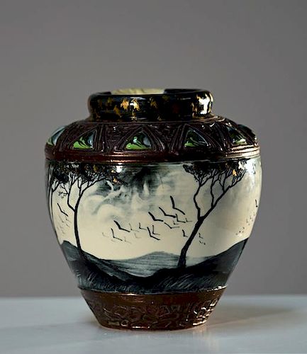 AMPHORA JEWELED LANDSCAPE