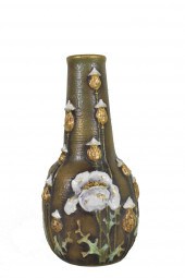AMPHORA PARCEL GILT POTTERY VA