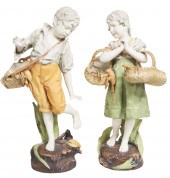 AMPHORA PORCELAIN FIGURES OF Y