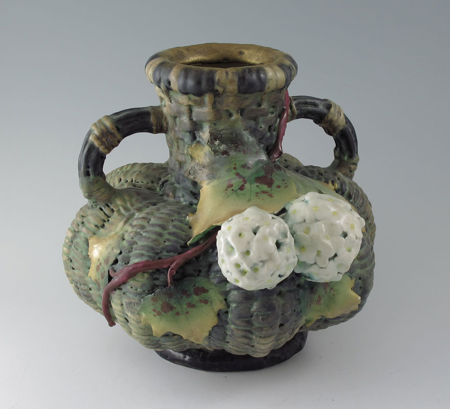 AMPHORA POTTERY BASKET WEAVE