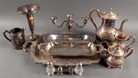 Amston repousse silver-plated