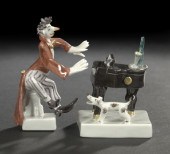 Amusing Two-Part Meissen Porce