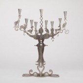 AMY HESS NY ART METAL CANDLE H