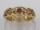 An 18 carat gold diamond and r