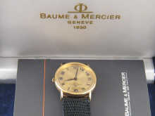 An 18 carat gold gent's wrist watch