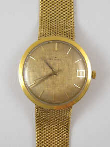 An 18 ct gold Zenith gent's wrist