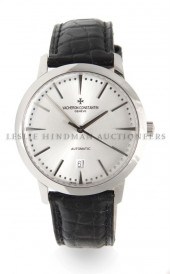 An 18 Karat White Gold Automat