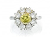 An 18 Karat White Gold Irradia