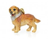 * An 18 Karat Yellow Gold Diam