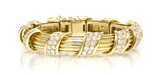 *An 18 Karat Yellow Gold and