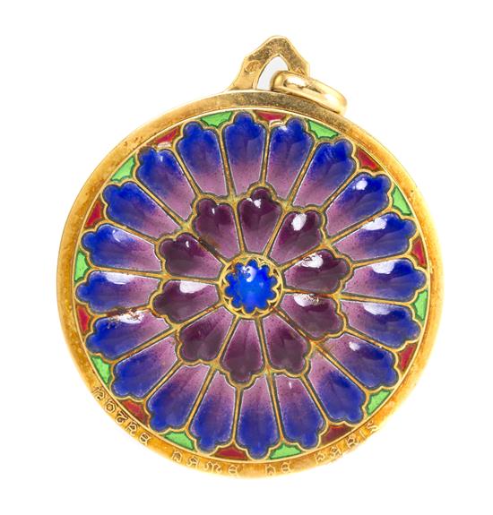 An 18 Karat Yellow Gold and
