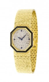 An 18 Karat Yellow Gold Diamon