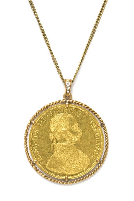 *An 18 Karat Yellow Gold and