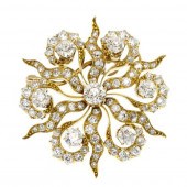 An 18 Karat Yellow Gold and Di