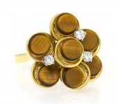 An 18 Karat Yellow Gold Diamon